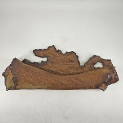 Studio Art Pottery antique scroll looking decor figurine wall hanging