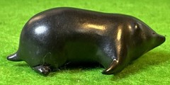 RARE! Adam Binder Editions ~ MOLE (Ebony) ~ 2009 Hand Signed Palm Charm
