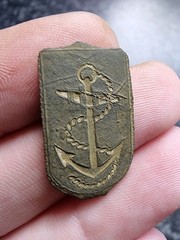 Rev War Royal Navy Anchor Clog Clasp Georgian 18thc Detecting Find Antique