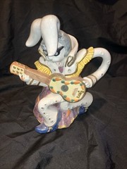Fitz & Floyd Elvis Parsley Rabbit Pitcher