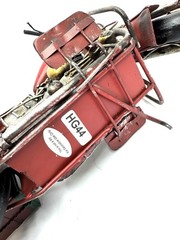 Folk Art Motorcycle Sculpture
