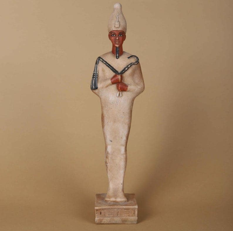 Osiris Statue ancient Egypt Antiques Hand-Carved Stone Egyptian Figurine BC
