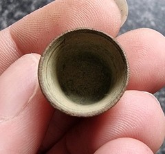 Post Medieval / Georgian Thimble Antique Metal Detecting Find 17x16mm (142)