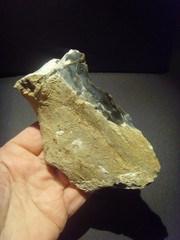 Lower Paleolithic – Finely worked Acheulean side scraper. c.450,000 BP.