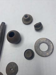Metal Detector Finds Lot Brass? Copper? Washer Knob Parts Pieces Eagle MK