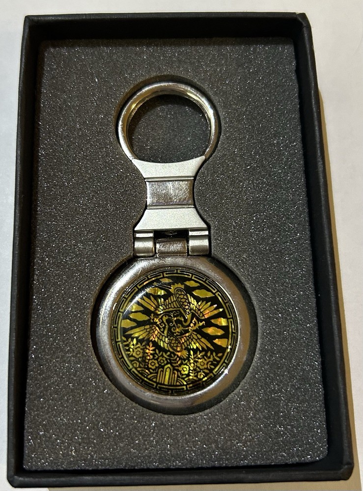 Korean Traditional Mother Of Pearl Metal Key Chain – New