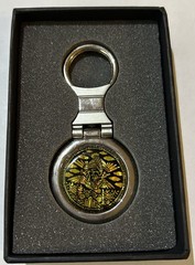 Korean Traditional Mother Of Pearl Metal Key Chain – New
