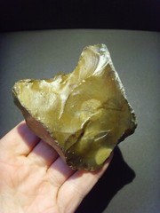 Lower Paleolithic – Large Acheulean notched scraper. c.450,000 BP.