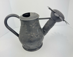 Mackenzie-Childs Black Metal Sunflower Watering Can Large 15″ x 12″ Rare! HTF!