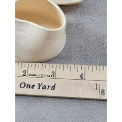 Vintage Unbranded Cream Rubber Plastic Baby Shoes Lace Up Booties Decor 3 Inch