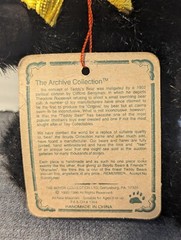 Vintage 1990s Boyds Bear. (Poe) Black Halloween Cat Collectible Animal.