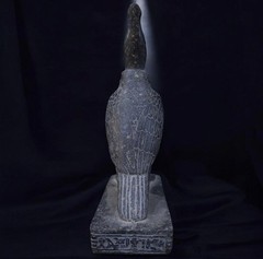 Ancient Egyptian Antiquities Statue God Horus Pharaonic Antique Stone Statue BC