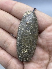 Rare Ancient Silk Road Natural Jasper Stone From Central Asia Bead