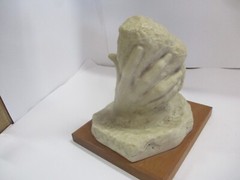 1965 AMR Spadem FFR Modernist Sculpture – SOUL MATES – Small Repair