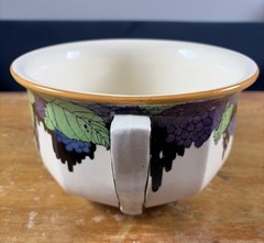 Beautiful Royal Doulton Art Nouveau Chamber Pot Cream with Trailing Flowers