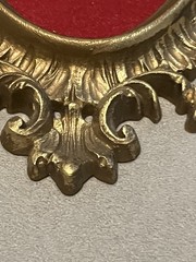 Gold Toned Family Crest Velvet Antique Inspired Wall Art Made in USA