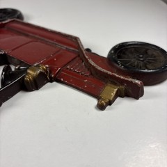 Vintage Sexton Cast Metal Iron RED Automobile Wall Art Decoration Hanging Plaque
