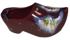 Antique Goedewaagen Ceramic Dutch Shoe Clog Gouda Holland Figurine Ashtray