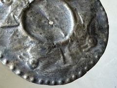 AMAZING PRE-COLUMBIAN SILVER INCA BIRD EFFIGY PENDANT OR GORGET FROM PERU, COA