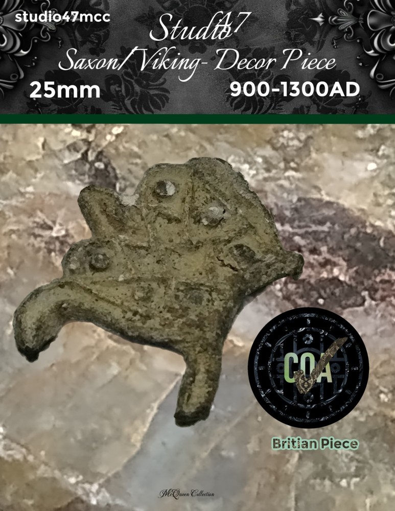 Studio47 Saxon/Viking Metal Totem/Votive Decor Piece Britain 900-1300AD