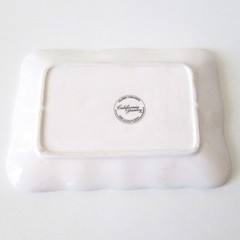 California Pantry Exposition De Paris Ceramic Tray Art Nouveau Style -Flaw-