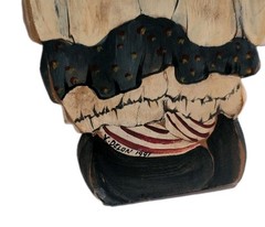 Vintage Handmade & Hand Painted Raggedy Ann Wooden Decoration Signed 1991
