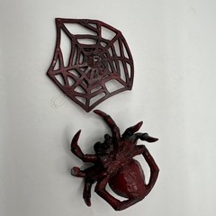 Neil Eyre Red Spider Tarantula Fly Web Halloween Figurine