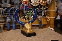 Isis Statue Antiques Pretty Gift Ancient Egyptian Mythology Rare Stone Sculpture