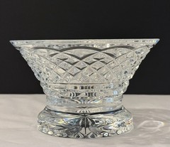 Waterford Crystal Glass Arklow Pattern Decorative Footed Trinket Candy Bowl
