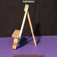 Demdaco 1002720114 Pine Wood & Iron Easel Display Stand for Wall Art or Plaques