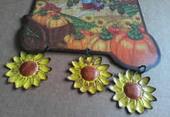 “Fall Welcome” Burlap Harvest and Autumn Hanging Decorative Sign