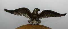 Vintage 19 Inch Cast Aluminum Eagle – Very Good Condition, Brass Color