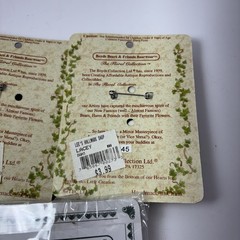 Boyds The Bearwear Collection Set 0f 5 New On Cards Pins Brooches Oakley Minnie