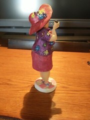 Foxy Ladies MABEL Bobblehead Figurine “IT’S MY BODY & I”LL EAT WHAT I WANT TO”