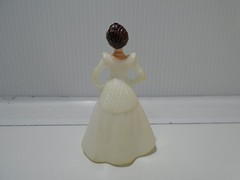 VINTAGE PLASTIC BRIDE 2.75″ FIGURE CAKE TOPPER UNBRANDED (VIN109)