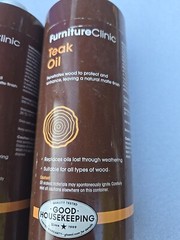 2 PACK FURNITURE CLINIC Teak Oil | Wood Oil Protects & Cleans Indoor/Outdoor