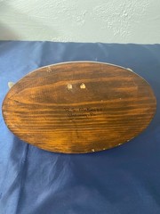 Decorative Replica Bass Fish Mounted Wood Plaque 11”