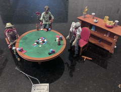 HAMILTON DEAD MANS HAND CRYPT POKER COLLECTION SKELETONS BAR/TABLE