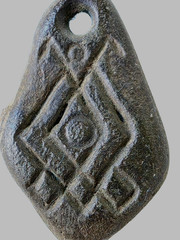 300 BC Ancient Carved Engraved Gemstone Pendant Medallion Wearable Amulet Unisex