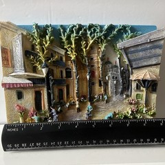 BEAUTIFULLY DETAILED 9” X 7” WALL ART RESIN PICTURE PLAQUE
