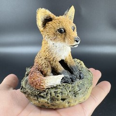 Arden Sculptures Collection Made In Britain Figurine Fox Figurine Resin Decor