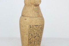 PHARAONIC ANCIENT EGYPTIAN BABOON CANOPIC Jars Old Egyptisn Mummification EGYCOM