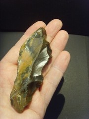 Lower Paleolithic – Fine Acheulean lateral scraper. c.450,000 BP.