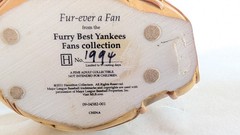NY Yankees Figurine Hamilton Collection Furry Best Yankees Fans Yorkie Dog
