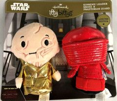 Hallmark Star Wars Itty Bitty Supreme Leader Snoke & Praetorian Guard Plush New