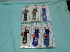 Lot of 6 Botskis Blinking Bottle Ties, New in the Original Packaging
