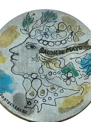 RENE PORTOCARRERO. Vintage Cookie Tin with Artwork. – Cuban Art – Collectible