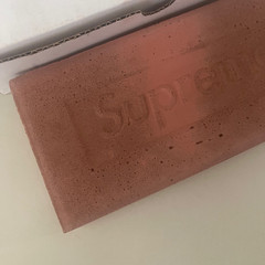 SUPREME Red Clay Debossed Box Logo Brick FW 2016 Original Packaging NEW