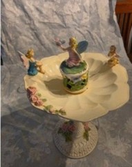Vintage Avon Enchanted Fairy Misting Bowl 2003 #F219781 In Original Box