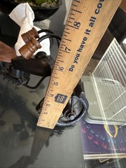 Vintage Metal n Wood Replica Motorcycle distressed see pictures op3